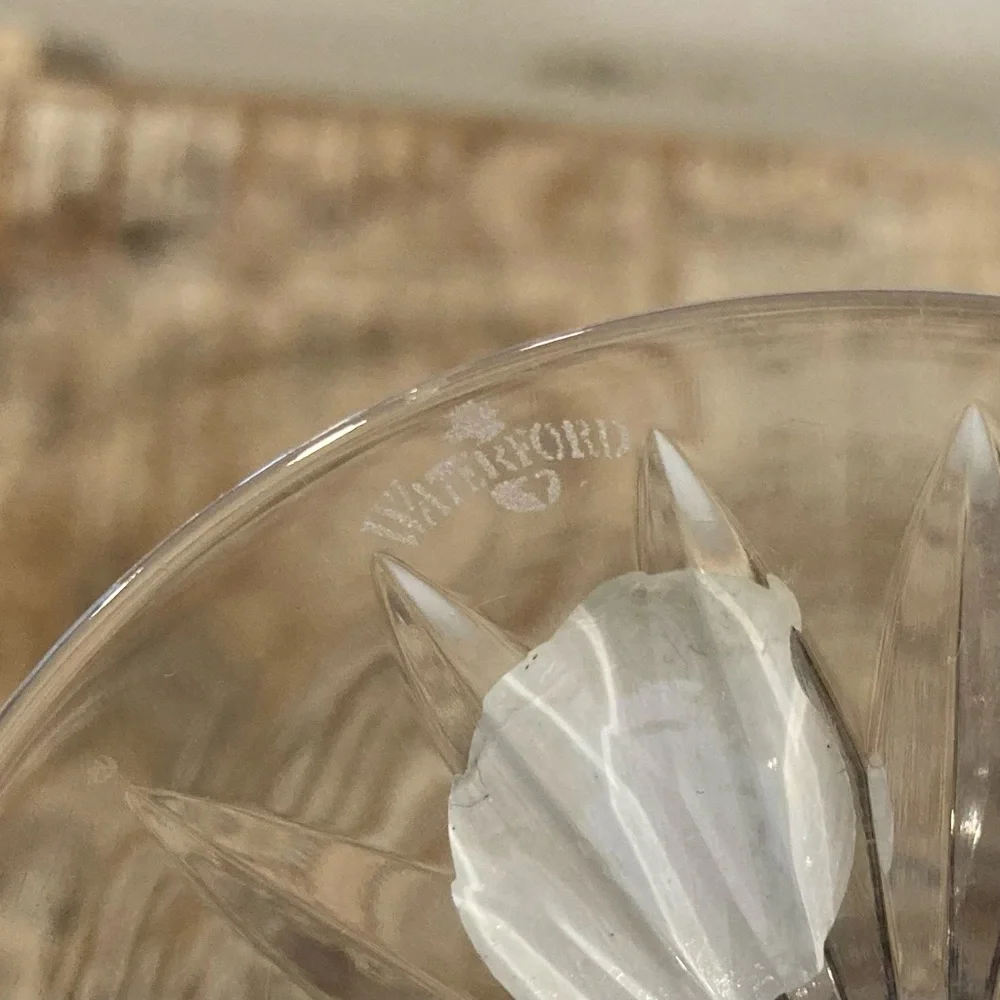 Set of 4 Waterford Laurel Water Goblets 8.5” Tall Crystal Made in Germany